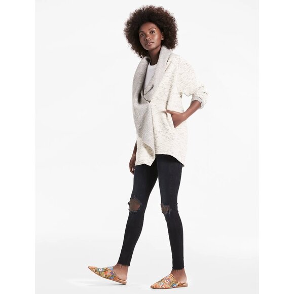 Lucky Brand Oatmeal Shawl Cardigan - Picture 1 of 6